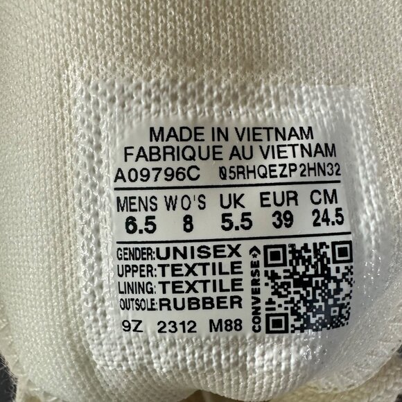 ❤️Converse Run Star Hike Hi Platform 8 Womens Shoes Beige Purple Sneaker A09796C - Picture 8 of 11